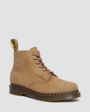 Dr Martens 101 Tumbled Nubuck Leather Støvletter Herre Brune | 29476-JERX