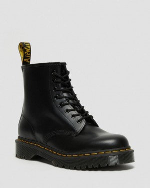 Dr Martens 1460 Bex Smooth Leather Støvletter Dame Svarte | 32649-AOFG