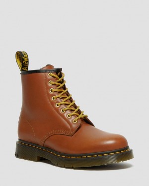 Dr Martens 1460 DM's Wintergrip Leather Vinterstøvler Dame Brune | 69745-UHJX