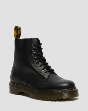 Dr Martens 1460 Pascal Bex Pisa Leather Støvletter Dame Svarte | 74261-HPXD