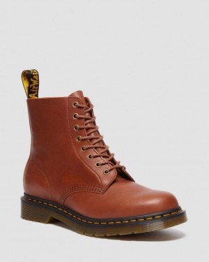 Dr Martens 1460 Pascal Carrara Leather Støvletter Herre Brune | 98740-XLUS