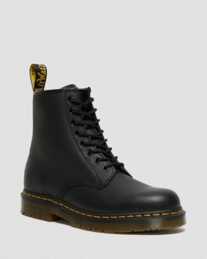 Dr Martens 1460 Slip Resistant Leather Støvletter Herre Svarte | 80325-DXBH