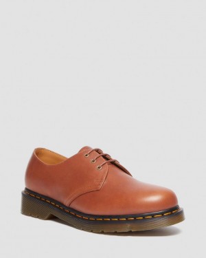 Dr Martens 1461 Carrara Leather Oxford Sko Herre Brune | 20475-LUGW