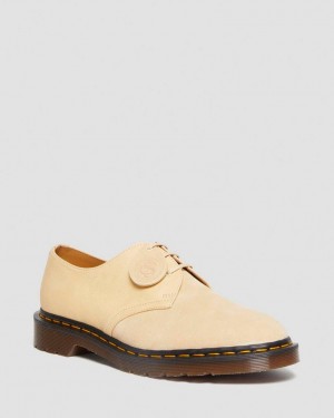 Dr Martens 1461 Made in England Suede Oxford Sko Dame Sennepsgul | 04321-ATSY