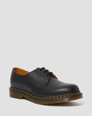 Dr Martens 1461 Nappa Leather Oxford Sko Herre Svarte | 47123-LYZV