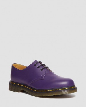 Dr Martens 1461 Smooth Leather Oxford Sko Dame Lilla | 35826-YTDS