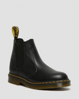 Dr Martens 2976 Slip Resistant Leather Støvletter Herre Svarte | 62015-VFNT