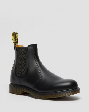 Dr Martens 2976 Smooth Leather Støvletter Herre Svarte | 41670-UODZ