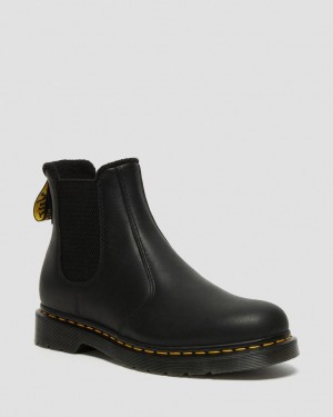 Dr Martens 2976 Warmwair Leather Chelsea Støvler Dame Svarte | 35024-SAWF