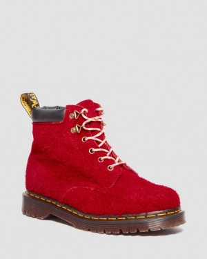 Dr Martens 939 Ben Suede Padded Collar Støvletter Herre Rød | 18257-NCUZ