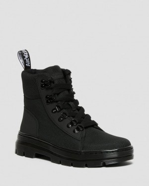 Dr Martens Combs Poly Fritidsstøvler Dame Svarte | 46927-WXNL