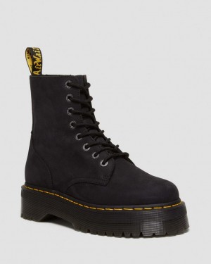 Dr Martens Jadon III Boot Tumbled Nubuck Støvletter Herre Grå | 93826-TEZW