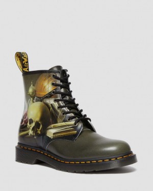 Dr Martens The National Gallery 1460 Harmen Steenwyck Leather Støvletter Herre Multicolor | 59132-XDJA