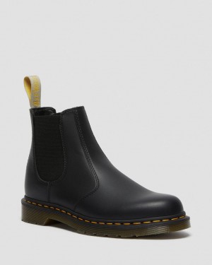 Dr Martens Vegan 2976 Felix Chelsea Støvler Dame Svarte | 58796-YUEF