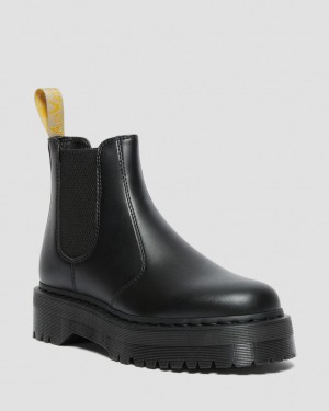 Dr Martens Vegan 2976 Felix Platform Chelsea Støvler Dame Svarte | 50913-VGSZ