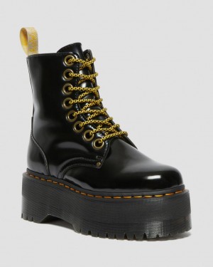 Dr Martens Vegan Jadon Boot Max Støvletter Dame Svarte | 45307-ZLTH