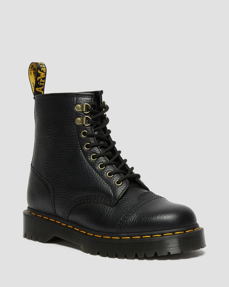 Dr Martens 1460 Bex Fleece-Lined Leather Støvletter Herre Svarte | 46831-GCSM