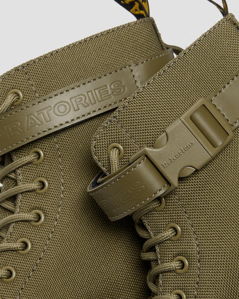 Dr Martens 1460 Futura Olive Strap Støvletter Dame Olivengrønne | 07915-EYTG