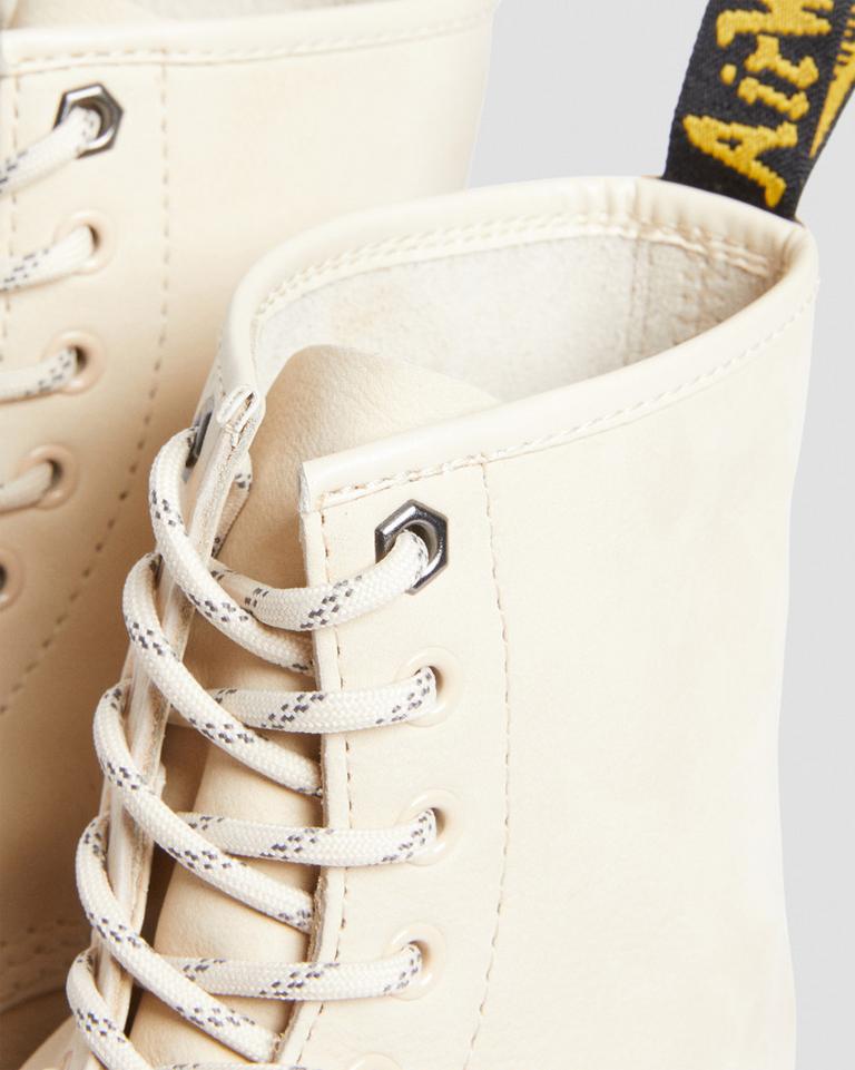 Dr Martens 1460 Mono Milled Nubuck Leather Støvletter Dame Beige | 92063-BVRE