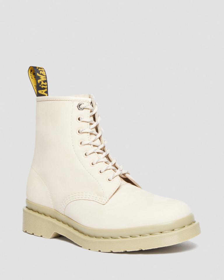 Dr Martens 1460 Mono Milled Nubuck Leather Støvletter Herre Beige | 82409-SRFI