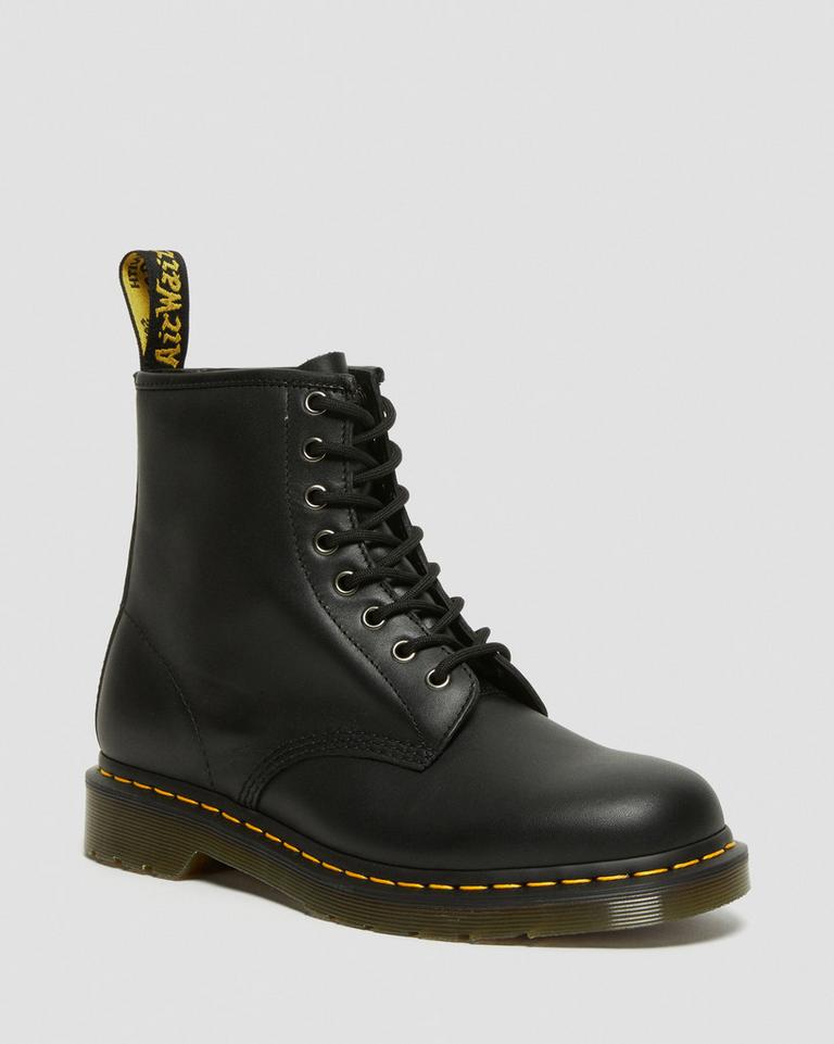 Dr Martens 1460 Nappa Leather Støvletter Dame Svarte | 18293-SVQA