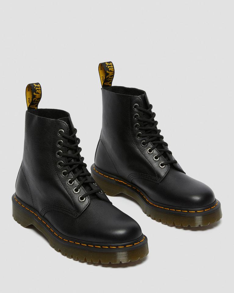 Dr Martens 1460 Pascal Bex Pisa Leather Støvletter Dame Svarte | 74261-HPXD