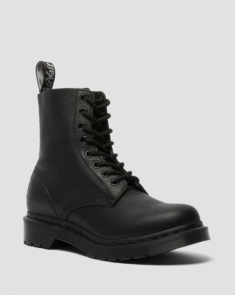 Dr Martens 1460 Pascal Mono Støvletter Dame Svarte | 79418-TWYH