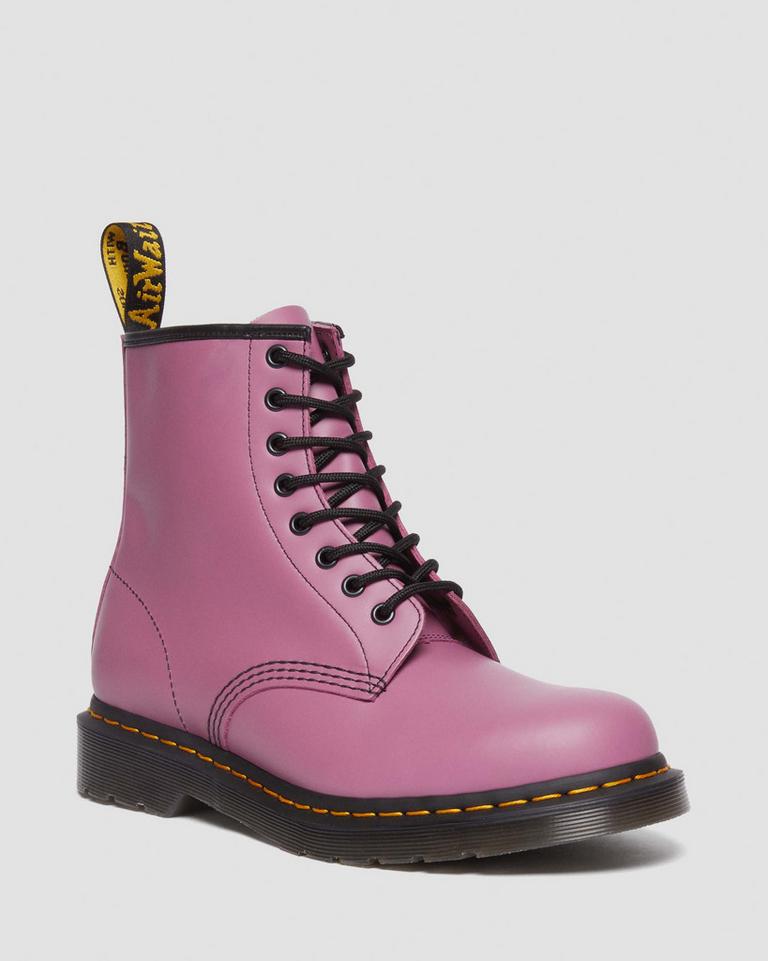 Dr Martens 1460 Smooth Leather Støvletter Dame Lilla | 98547-AZXS