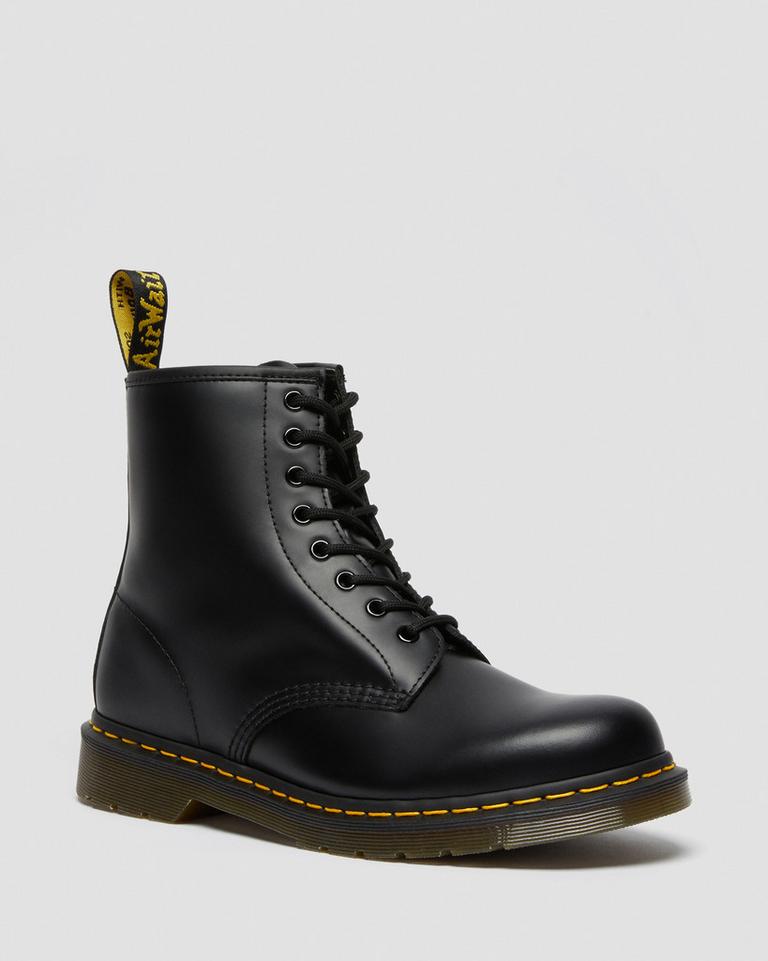 Dr Martens 1460 Smooth Leather Støvletter Herre Svarte | 08914-XMSU