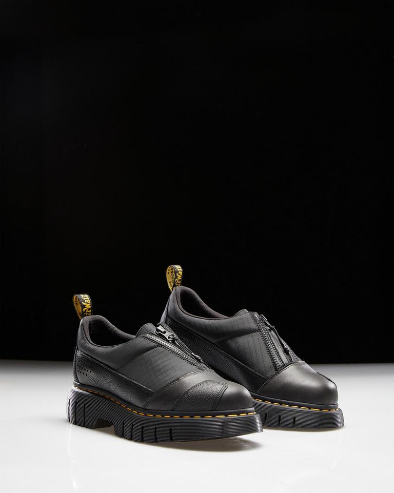 Dr Martens 1461 Beta Clubwedge Platform Oxford Sko Dame Svarte | 93615-UVBG