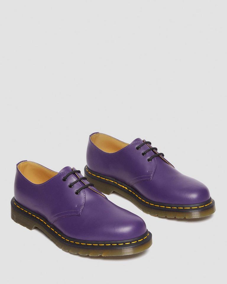 Dr Martens 1461 Smooth Leather Oxford Sko Dame Lilla | 35826-YTDS