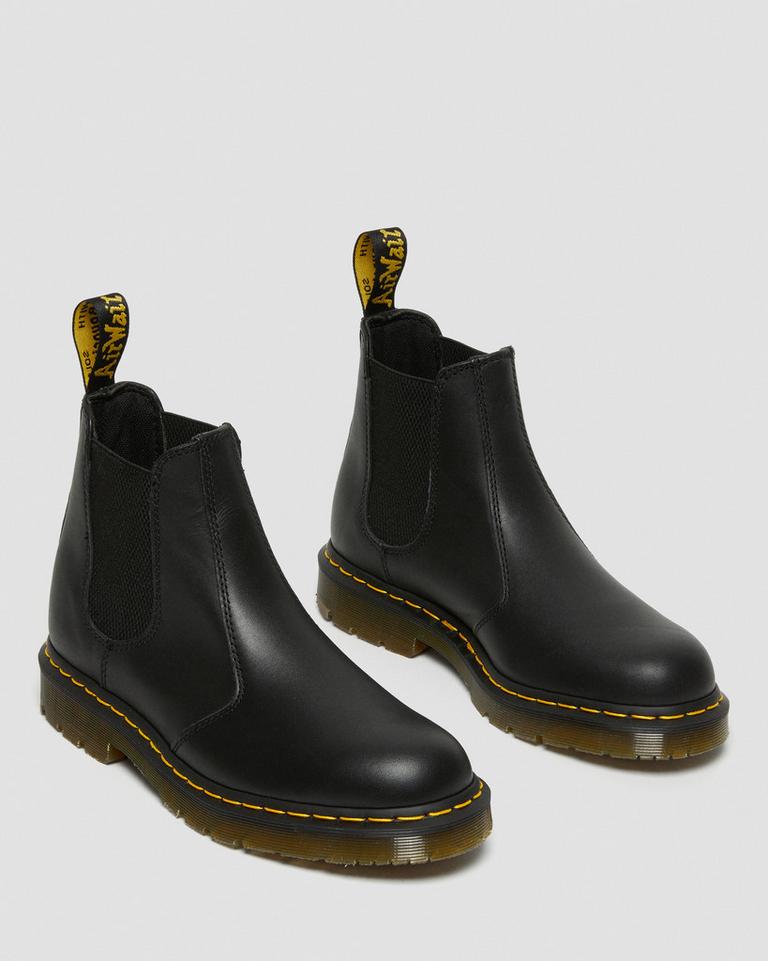 Dr Martens 2976 Slip Resistant Leather Støvletter Herre Svarte | 62015-VFNT