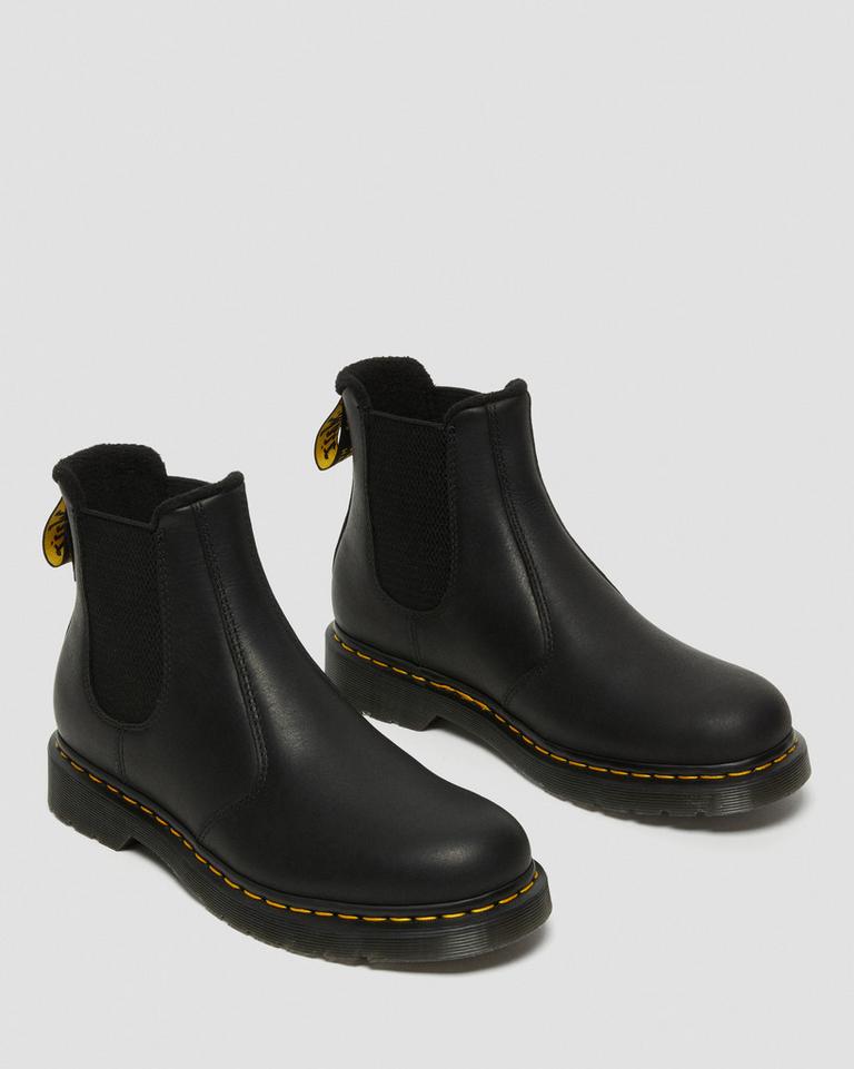 Dr Martens 2976 Warmwair Leather Chelsea Støvler Dame Svarte | 35024-SAWF