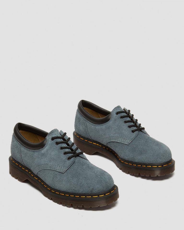 Dr Martens 8053 Ben Suede Fritidssko Dame Blå | 42036-YVQD