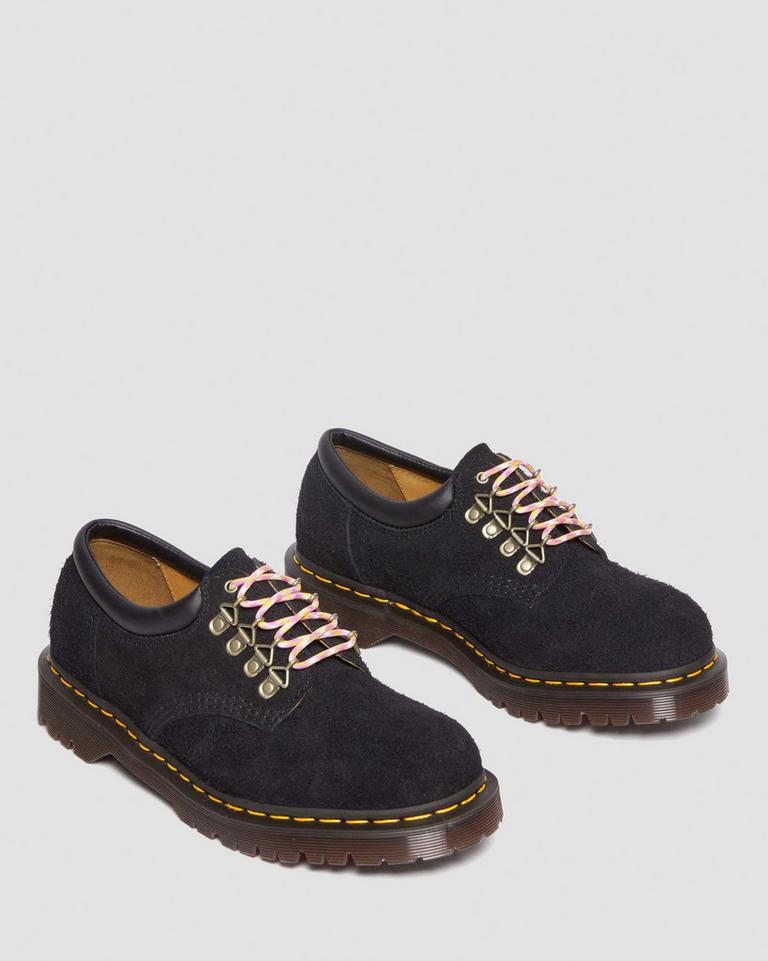 Dr Martens 8053 Ben Suede Fritidssko Dame Svarte | 16285-VLAH