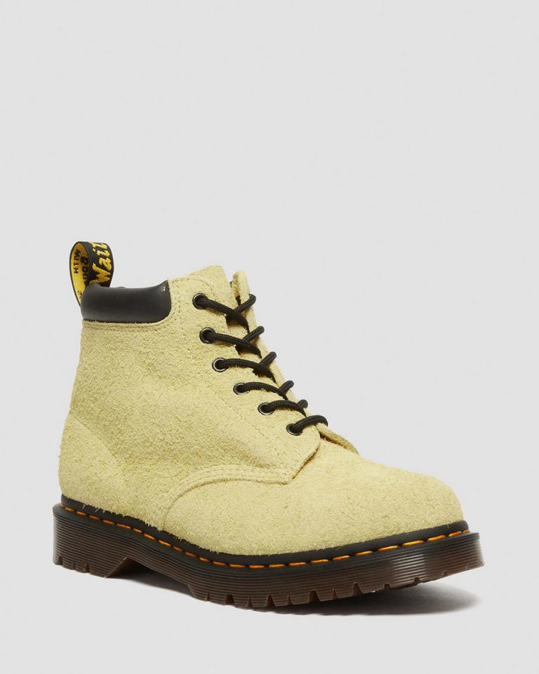 Dr Martens 939 Ben Suede Padded Collar Støvletter Dame Gul | 29768-INSY