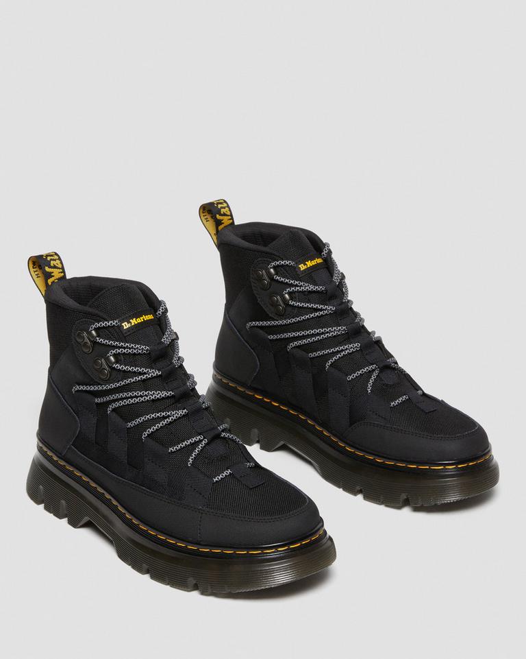 Dr Martens Boury Leather Fritidsstøvler Dame Svarte | 95023-DQTE