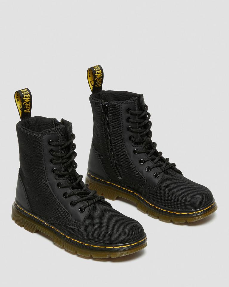 Dr Martens Combs Extra Tough Poly Fritidsstøvler Barn Svarte | 09458-NPHS