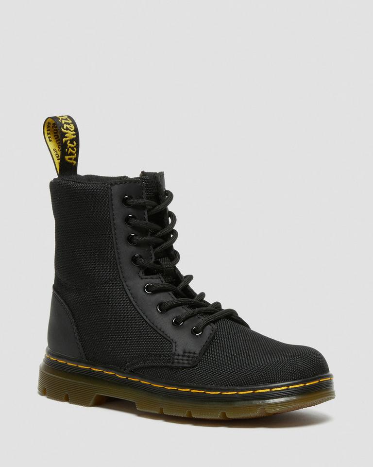 Dr Martens Combs Extra Tough Poly Fritidsstøvler Barn Svarte | 09458-NPHS