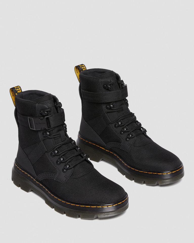 Dr Martens Combs Tech II Extra Tough Utility Fritidsstøvler Dame Svarte | 03271-IXQT