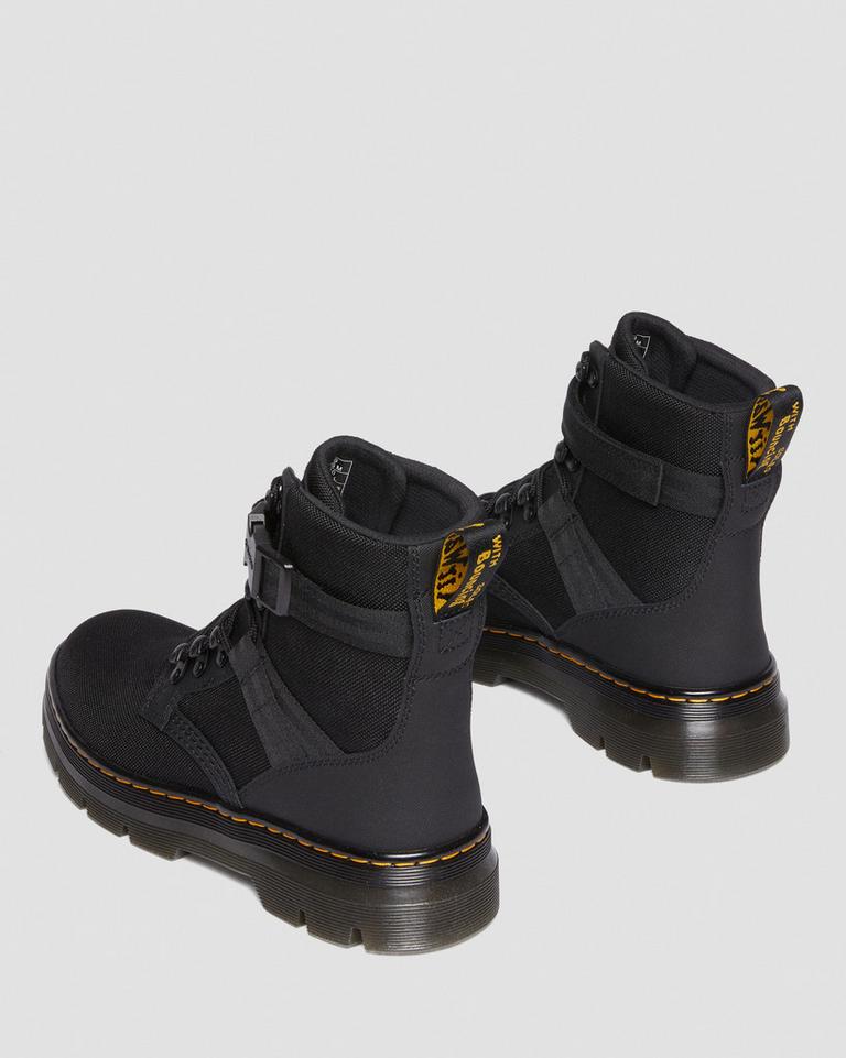 Dr Martens Combs Tech II Extra Tough Utility Fritidsstøvler Dame Svarte | 03271-IXQT