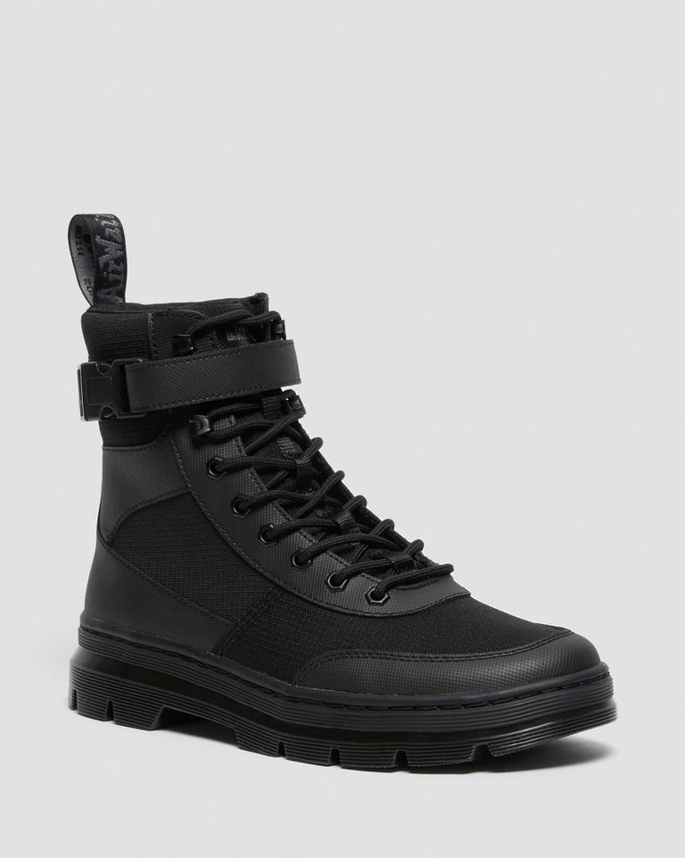 Dr Martens Combs Tech Poly Støvletter Herre Svarte | 45183-XRQZ