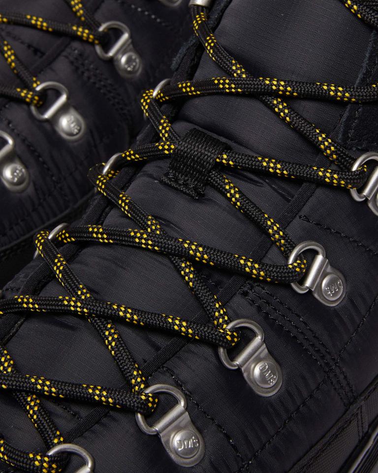 Dr Martens Combs Tech Quilted Fritidsstøvler Dame Svarte | 59824-KBVA