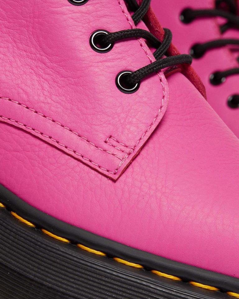 Dr Martens Jadon III Boot Pisa Leather Støvletter Dame Rosa | 36574-HWUY