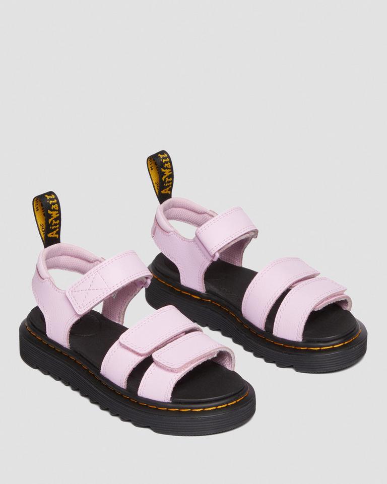 Dr Martens Klaire Athena Lær Reima Sandaler Barn Rosa | 92734-JTGN