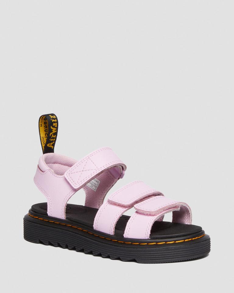 Dr Martens Klaire Athena Lær Reima Sandaler Barn Rosa | 92734-JTGN