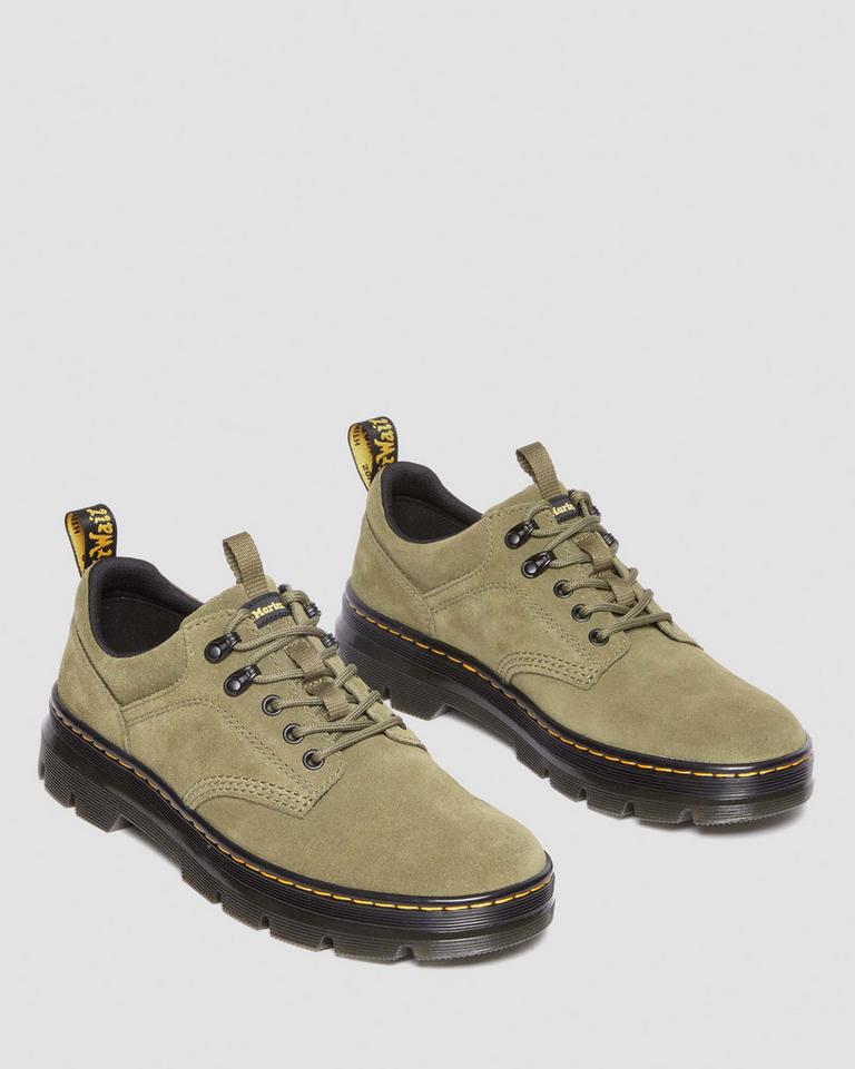 Dr Martens Reeder Suede Brukssko Dame Olivengrønne | 71459-DIYR