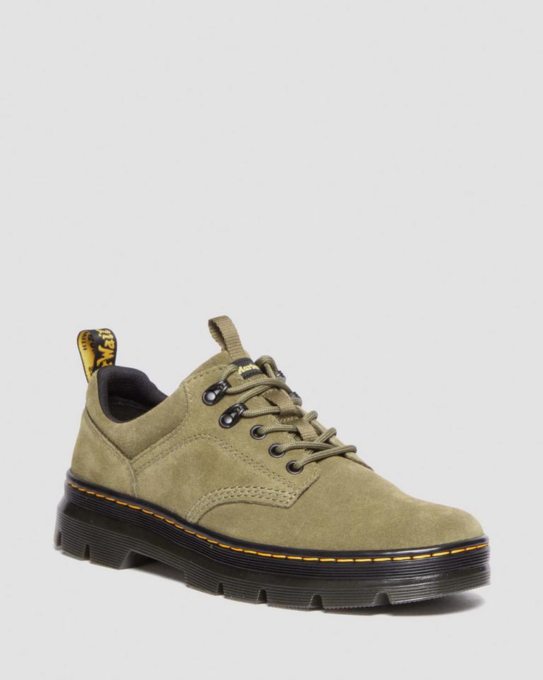 Dr Martens Reeder Suede Brukssko Dame Olivengrønne | 71459-DIYR