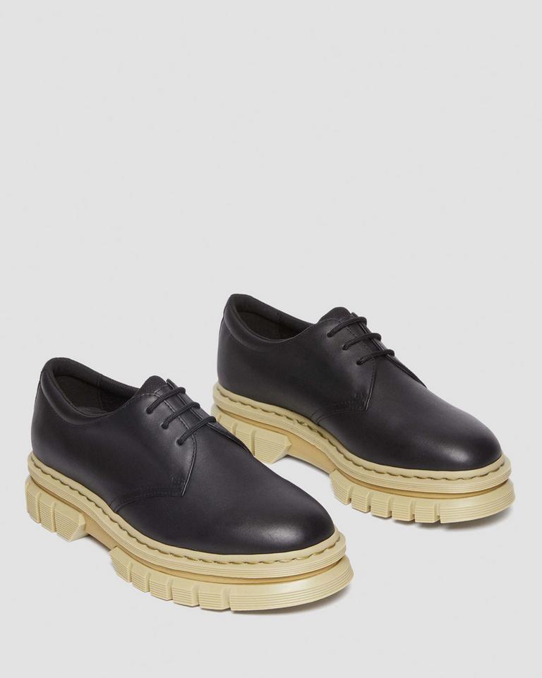 Dr Martens Rikard Contrast Sole Leather Snøresko Herre Svarte | 34290-JHYX