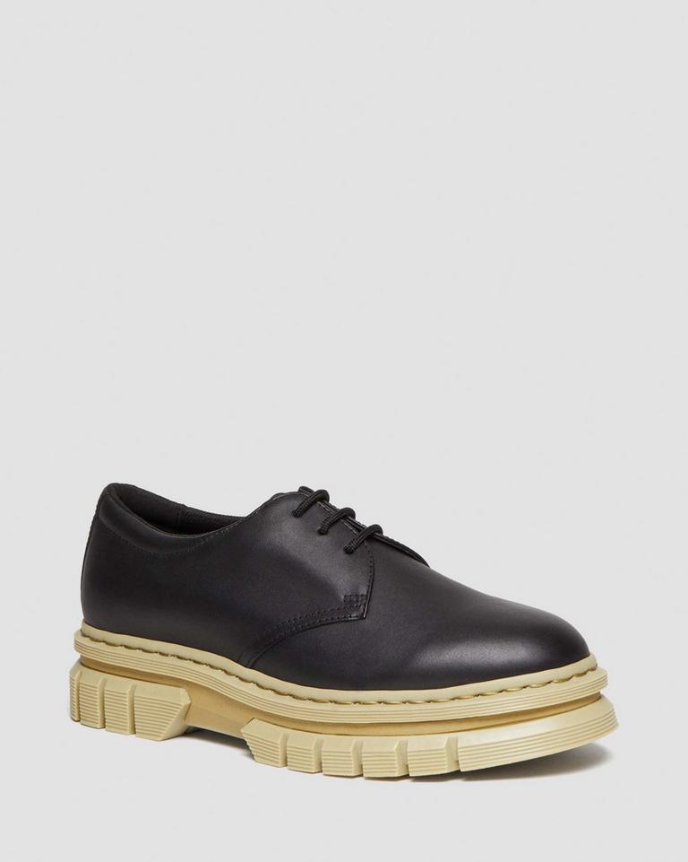 Dr Martens Rikard Contrast Sole Leather Snøresko Herre Svarte | 34290-JHYX